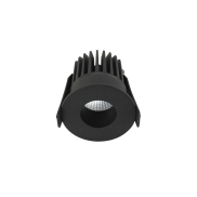 Nova Luce Petit - spot à encastrer - Ø 62 mm, Ø 55 mm à encastrer - 9W LED inclus - IP42 - noir sable