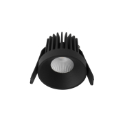 Nova Luce Petit - spot à encastrer - Ø 62 mm, Ø 55 mm à encastrer - 9W LED inclus - IP42 - noir sable
