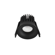 Nova Luce Petit - spot à encastrer - Ø 62 mm, Ø 55 mm à encastrer - 9W LED inclus - IP42 - noir sable