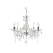 Searchlight Marie Therese - lustre - Ø 48 x 93 cm - chrome