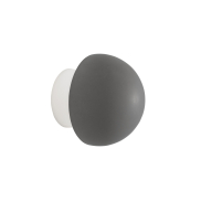 Nova Luce Netune - applique murale - 11 x 9,6 x 11 cm - 6W LED inclus - gris et blanc
