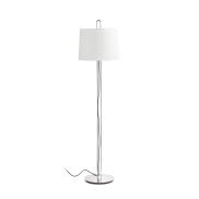 Faro Montreal - lampadaire - 160 cm - chrome et beige