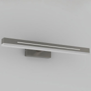 Nordlux Otis - applique murale - 60 x 14,6 x 7,5 cm - fonction Moodmaker à 2 niveaux - 16W LED inclus - IP44 - chrome