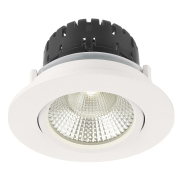 Artdelight Austin - spot à encastrer - Ø 85 mm, Ø 68 mm à encastrer - 6W LED dimmable inclus - blanc