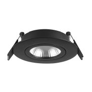 Artdelight Dublin - spot encastré - Ø 83 mm, Ø 68 mm encastré - 6W LED dimmable inclus - noir