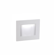 Nova Luce Krypton - applique encastrée - 8 x 7 x 8 cm - 3W LED inclus - IP54 - blanc