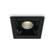 ONE Light Shop Square Boxes - spot encastré - 45 x 45 mm, 36 x 36 mm format encastré - 2W LED dimmable inclus - noir