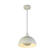 Searchlight Mars - lampe suspendue - Ø 25 x 150 cm - crème mat