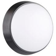 Century Italia Oasi CCT - lampe murale/plafonnier - Ø 21,5 x 8 cm - 14W LED inclus - IP65 - noir