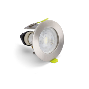 Integral LED Evofire 72 - spot encastrable - Ø 72 mm, Ø 60 mm encastrement - IP65 - satiné nickel