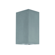 Nova Luce Fuento - applique murale d'extérieur - 8,6 x 10 x 18 cm - IP65 - gris