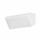 Nova Luce Keen - applique murale extérieure - 18 x 9 x 9 cm - 12W LED inclus - IP65 - blanc