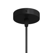Creative Cables Mini - rosace de plafond - Ø 8,3 x 2,5 cm - noir