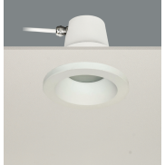 Artdelight Bados - spot encastré 1L - Ø 95 mm , Ø 84 mm encastré - IP65 - blanc