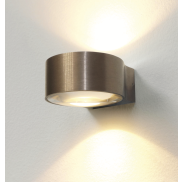 Artdelight Hudson - applique murale - 10,5 x 11,8 x 6,5 cm - 2 x 4W LED dimmable inclus - IP54 - bronze brossé