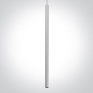 ONE Light Pendant Tubes - lampe suspendue - Ø 2,6 x 120 cm - 6W LED inclus - blanc