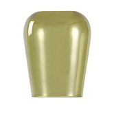 Artdelight Tombo - abat-jour en verre - Ø 12,5 x 15,5 cm - vert clair