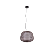 Faro Nara - lampe suspendue - Ø 46 x 35,4 cm - IP65 - brun rouillé