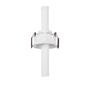 Nova Luce Zetan - spot encastrable - Ø 80 mm, Ø 75 mm dimension d’encastrement - LED 5W incluse - blanc