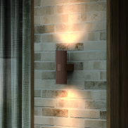 Nordlux Kyklop Ripple - applique murale -  8,6 x 25,4 cm - rusty