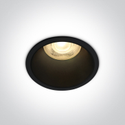 ONE Light Semi Trimless Dark Light - spot à encastrer - Ø 69 mm, Ø 64 mm à encastrer - noir