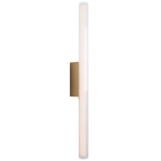 Maxlight Fayette - applique murale en saillie - 12 x 6 x 91 cm - 18W LED inclus - IP44 - or