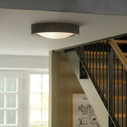 Nordlux Corato 40 - plafonnier - Ø 42 x 11 cm - gris