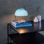 Lucide Cato - lampe à poser - Ø 23,5 x 25 cm - bleu