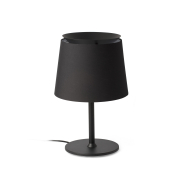 Faro Savoy - lampe à poser - Ø 32 x 51 cm - noir