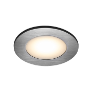 Nordlux Leonis - set de 3 - Ø 85 mm, Ø 68 mm encastrable - 4,5W LED inclus - IP65 - nickel