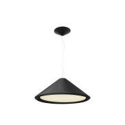 Faro Saigon-in - lampe suspendue - Ø 130 x 76 cm - noir mat