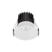 Nova Luce Luela - spot encastré - Ø 85 mm - taille d'encastrement 75 mm - 13W LED inclus - blanc - 2700K