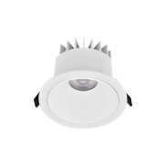 Nova Luce Brady - spot encastré - Ø 10 x 7,5 cm - Ø 90 mm encastré - 10W LED inclus - IP67- blanc