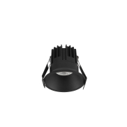 Nova Luce Luela - spot encastré - Ø 85 mm - taille d'encastrement 75 mm - 13W LED inclus - noir - 4000K
