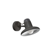 Faro Snap - applique murale avec interrupteur - 18 x 25 x 14 cm - gris foncé