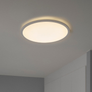 Nordlux Oja - plafonnier - Ø 60 x 3,2 cm - fonction Moodmaker à 3 niveaux (2700K) - 38W LED inclus - blanc