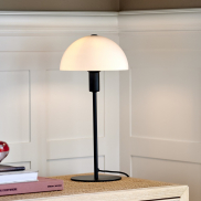 Nordlux Ellen 20 - lampe à poser - Ø 20 x 40 cm - noir et opale