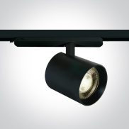 ONE Light COB Shop Range - spot sur rail - Ø 10 x 10 cm - DALI - 35W LED dimmable inclus - noir - couleur de lumière blanc chaud