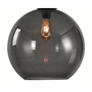 Artdelight Marino - abat-jour en verre - Ø 40 cm - fumé