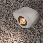 Nova Luce Petra - lampe de jardin - 20 x 12 x 14 cm - IP65 - blanc