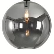 Artdelight Marino - abat-jour en verre - Ø 40 cm - titan