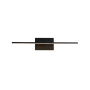 Searchlight Amalfi - applique murale - 41 x 8 cm - 7W LED inclus - IP44 - noir mat