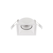 Nova Luce Reina - spot encastré - 90 x 90 mm, encastré Ø 82 mm - blanc