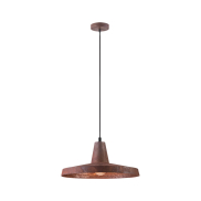 VK Lighting Sosta - lampe suspendue - Ø 30 x 118 cm - brun rouille