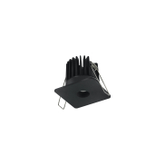 Nova Luce Ono - spot à encastrer - 62 x 62 mm, Ø 50 mm à encastrer - 8W LED inclus - noir