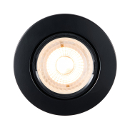 Nordlux Mixit Pro - spot encastré - Ø 85 mm, Ø 76 mm taille d'encastrement - IP23 - noir