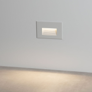 Nova Luce Polka - applique encastrée - 12 x 8 x 7,4 cm - 4W LED inclus - IP65 - blanc sablé