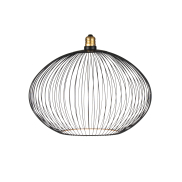Segula Floating Globe Filo LED Oval - Ø 30 cm - E27 - 6W dimmable - 2200K - noir