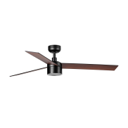 Faro Rudder Tek 3 L - ventilateur de plafond avec lumière - Ø 132 cm - noir mat - 4000K