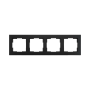 Ion Industries V1 - cadre de couverture quadruple - noir mat
